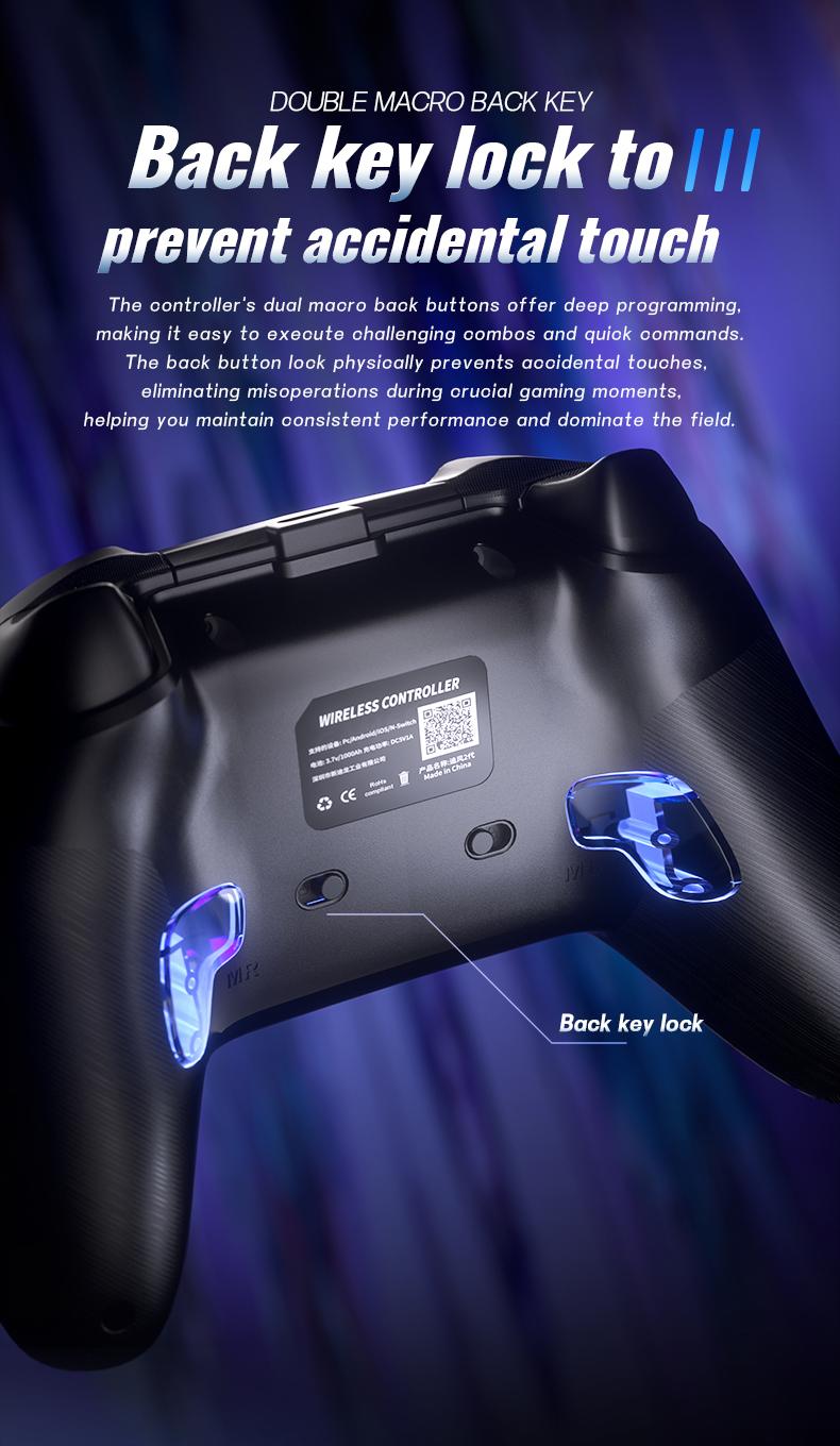 YUYIU Wind Chaser 2 Wireless Anti-Stick Drift Controller Hall
