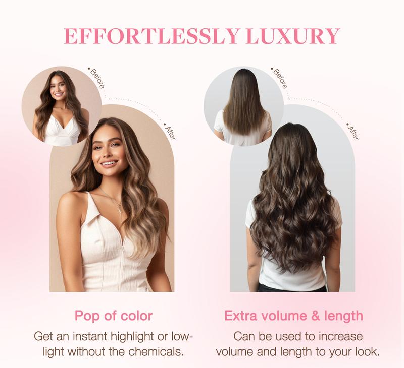 GOOGOO Hair Extensions Tape in Human Hair Natural Straight