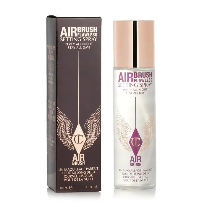 Charlotte Tilbury Airbrush Flawless Setting Spray, Cosmetic Makeup Product with Scent, Hydrate & Moisture-Boosting Benefits