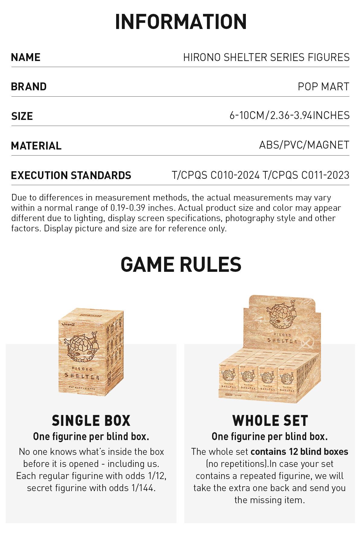 POP MART Hirono Shelter Series Figures