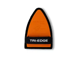Tri-Edge Scrub-It MINI Orange - Patented Hand-Held Scrubbing Tool for Easy Window Cleaning & Adhesive Removal - Includes 1 Scrub Pad & Replacement Packs