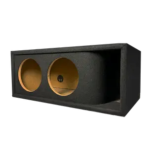 12 in Dual Kerf-Vented Enclosure- all 3/4 inch USA built Subwoofer Enclosure Precision CNC-Cut, Premium MDF Construction. Proudly USA Made.
