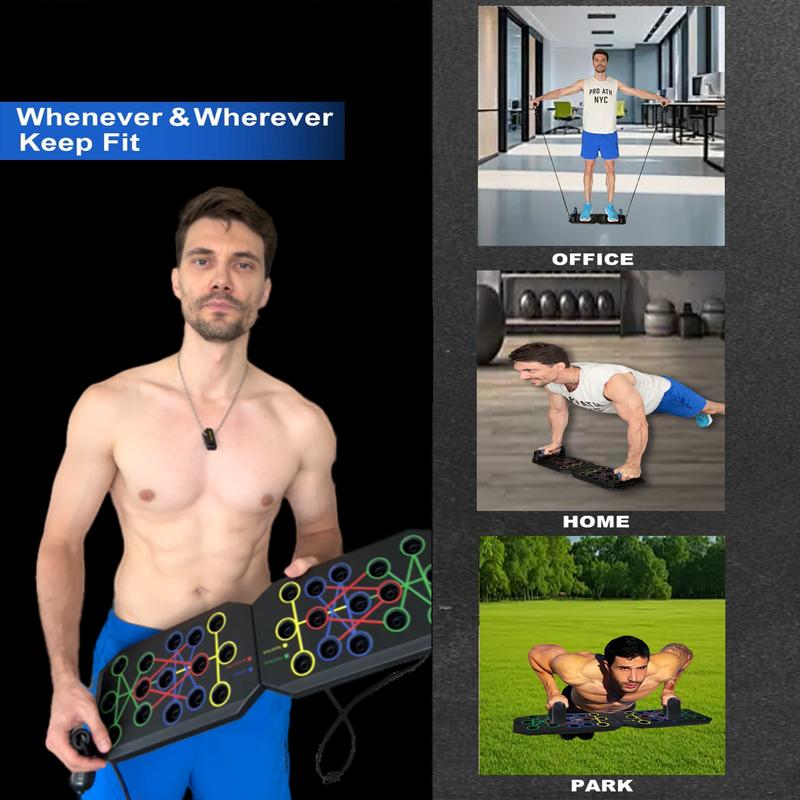 5-in-1 Push-up Training Board – Portable Home Gym System for Chest & Abdominal Muscle Workout, Suitable for Men & Women
