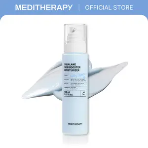 Squalane Skin Booster Moisturizer | 8% Squalane, XXL sized Moisturizer, Lightweight Oil Control Non-Sticky | Plumping, Smooth, Anti aging Korean Skincare | MEDITHERAPY