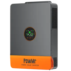 PowMr 10000W Split Phase 48V to 120/240V AC Solar Inverter, UL1741 10KW Inverter with 200Amp MPPT Charge Controller, for 48V Lead Acid, Lithium Battery【 Support up to 6 Unit Parallel】