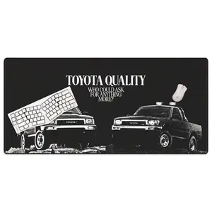 Toyota Quality Mousepad - 1990s 4x4 Deluxe Design, 3mm Thickness, DuraGlyde & AeroGlyde, Retro Car Artwork, Film Grain Effects