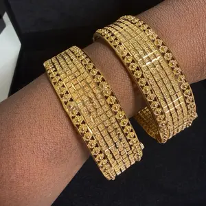 2pc 24k gold replica bangles