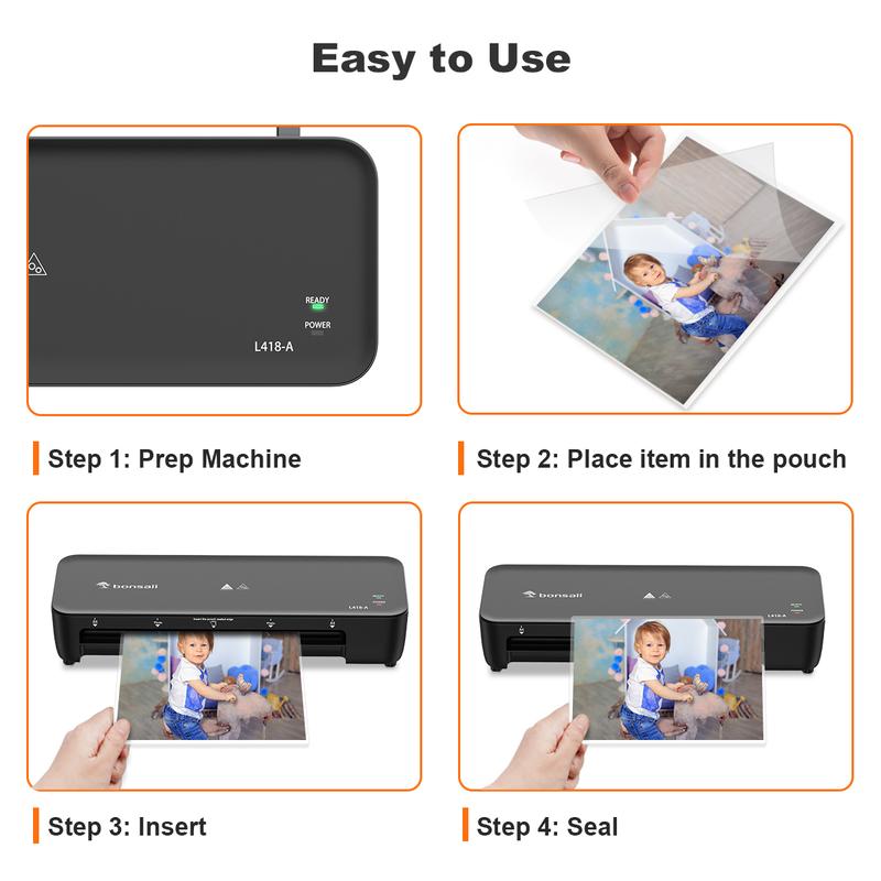 Bonsaii Laminating Sheets,100 PCS 3mil Thermal Laminating Pouches,9 x 11.5 inches, Letter Size,Clear and Durable,Suitable for Multiple Fields of Use