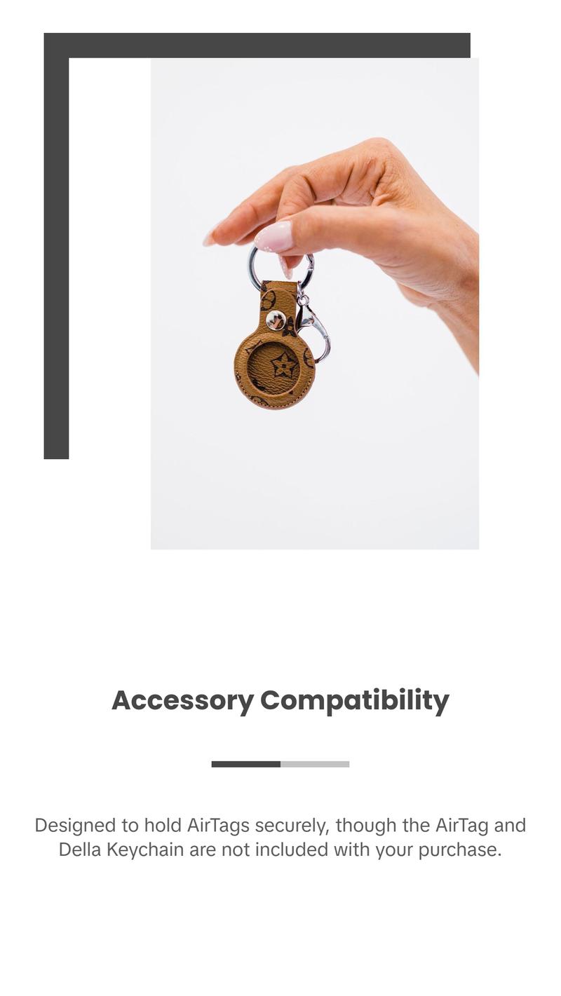 iman airtag keychain