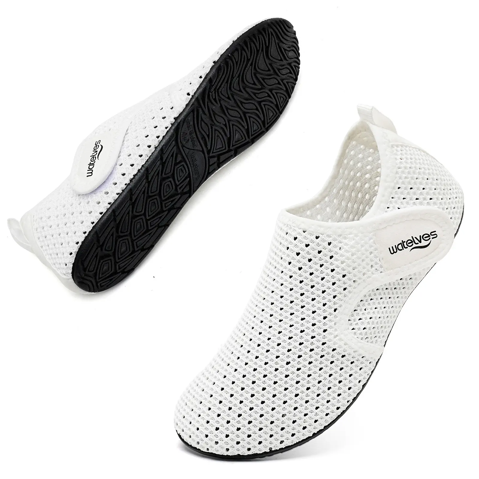 WateLves Water Shoes for Women Men Swim Beach Aqua Socks Quick Dry Barefoot House Slippers Travel Shoes with Adjustable Magic Tape for Pool Diving Boating Yoga Surf,travel essentials,camping essentials#sohochic