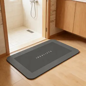 Modernized Magic Mat Bathroom Super Absorbent Non Slip Rug for Bathrooms Kitchen & Washing Machine Quick Dry & Dirt Resistant - Shower