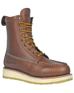 Die Hard Men's Malibu 8" Lace-Up Work Boot Moc Toe - Dh80420