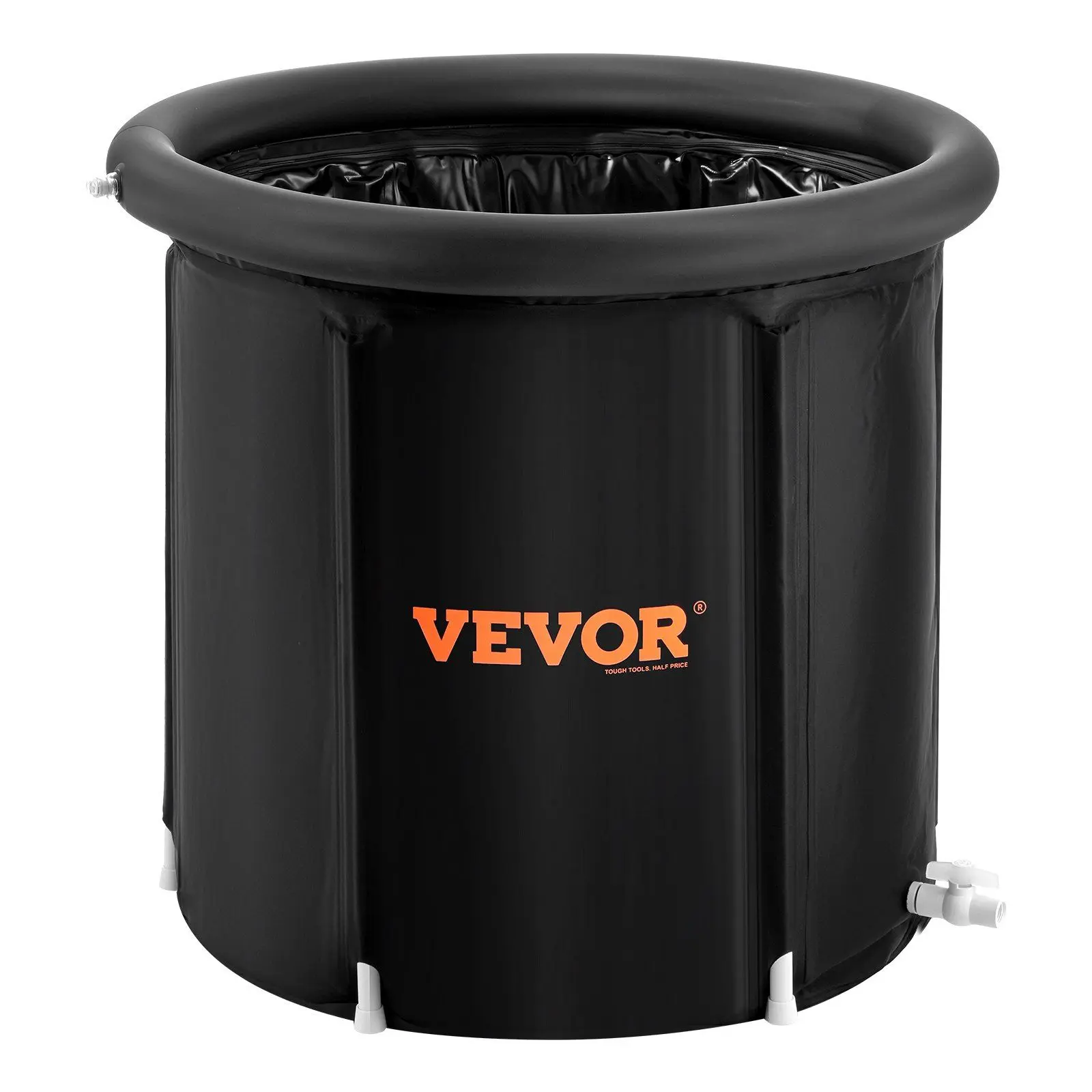 VEVOR Inflatable Bathtub - Cold Water Therapy Plunge Tub for Athletes, Foldable Bag Included, Dustproof Cover, Suitable for Outdoors Camping Use