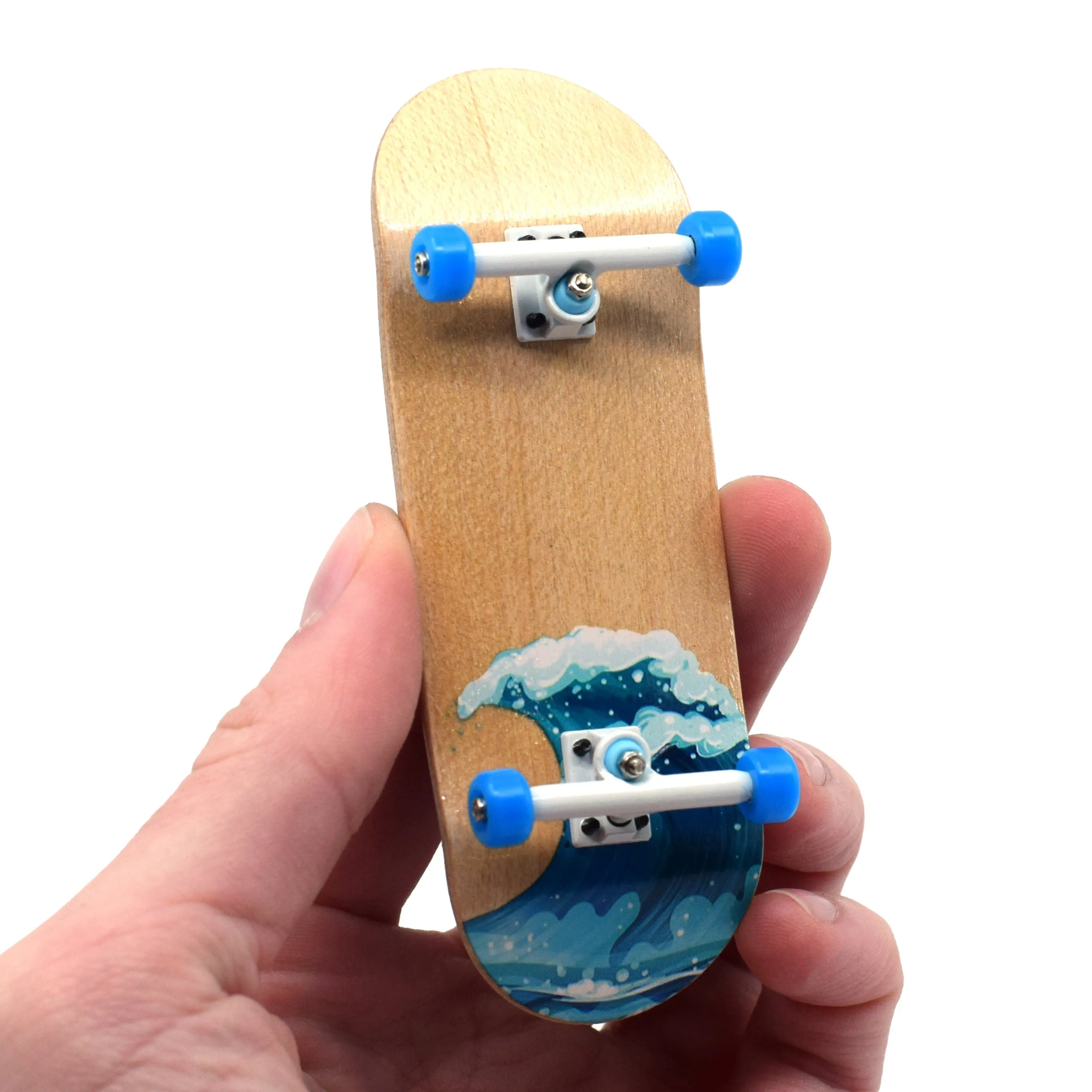34mm Prolific Gen2 Fingerboard Complete - "Waves" Graphic - Gen2 Prodigy Trucks + Pro Duro Bubble Bushings