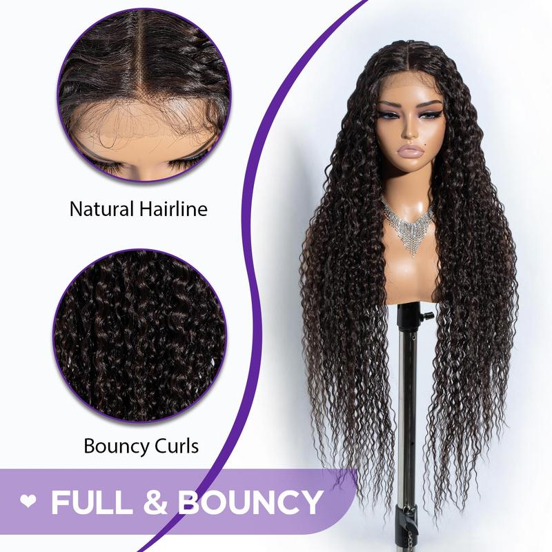 Style Icon 38” Super Long Curl Wigs Lace Front Wigs Pre-Plucked 4.5” Deeper Middle Part Wig Synthetic Wig