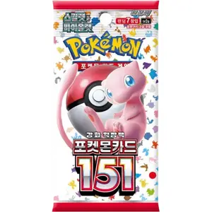 Pokemon TCG: 151 (sv2a) Korean Booster Pack (7 Cards) Boosterbox
