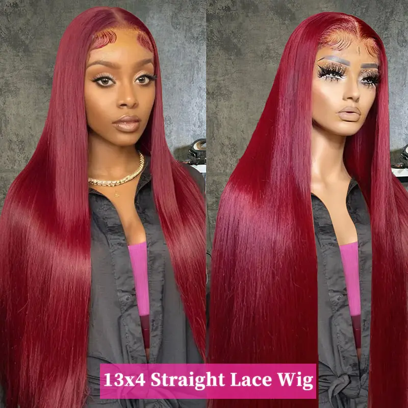 99J 13x4 Straight Wig