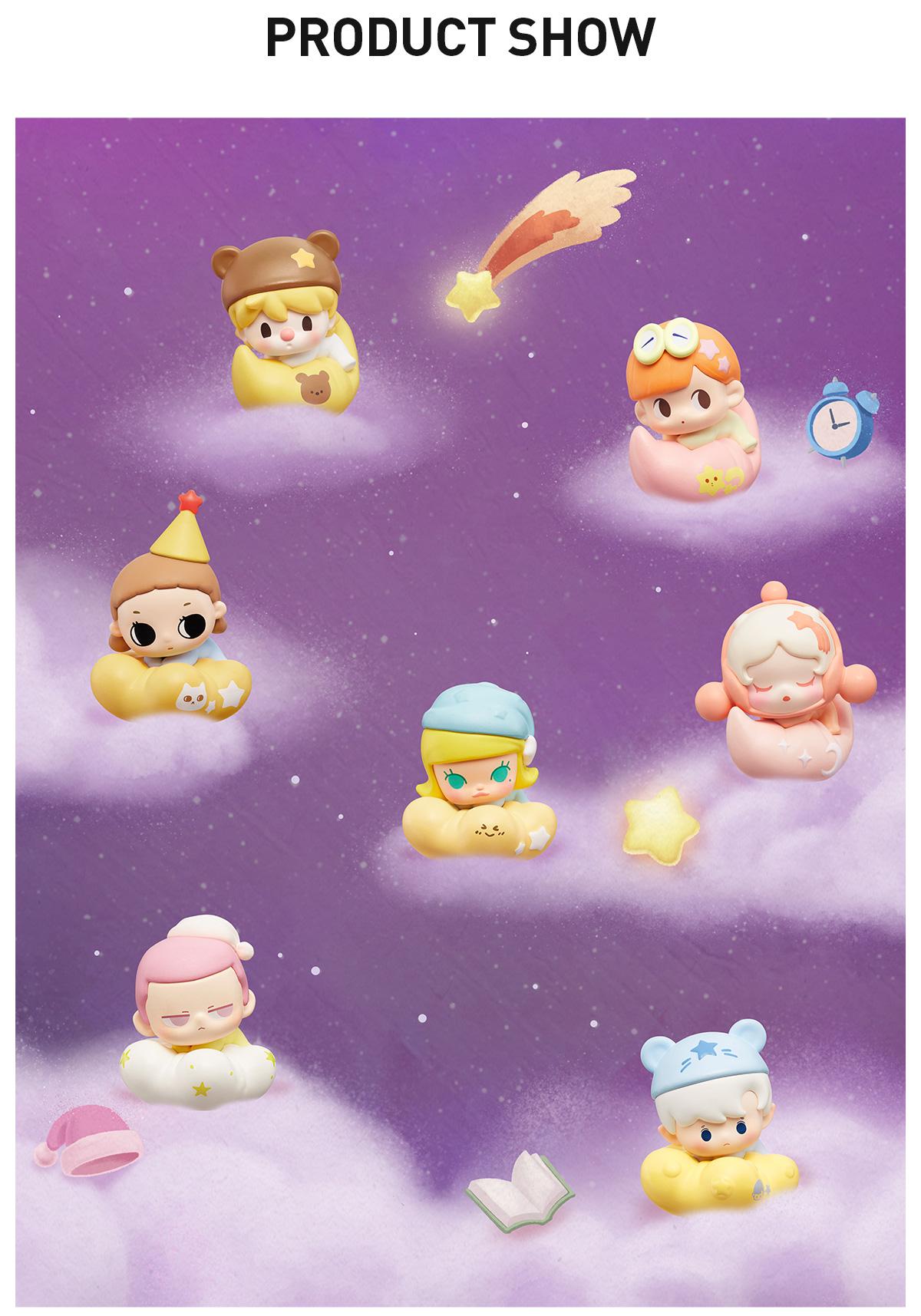 POP BEAN Goodnight,Night Sky Series(1 PC Per Pack)