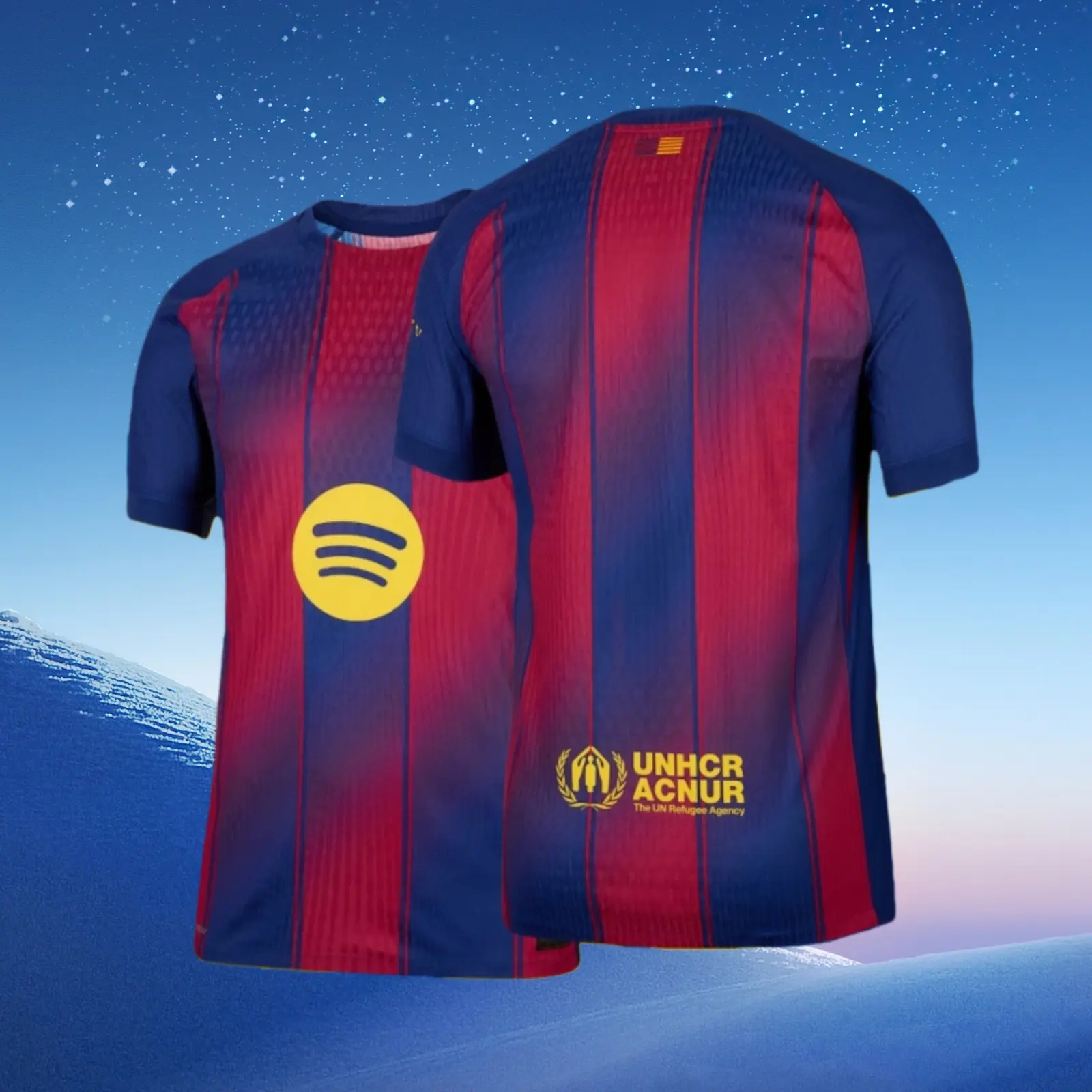 10# Lamine Yamal 25 26 Home Red And Blue Short Sleeve Soccer