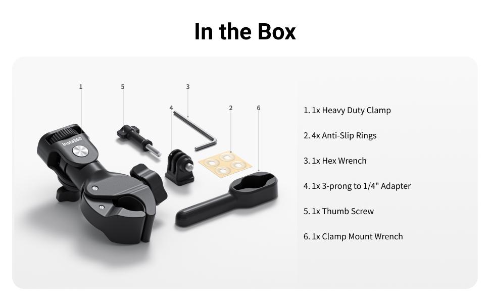 Insta360 Heavy Duty Clamp