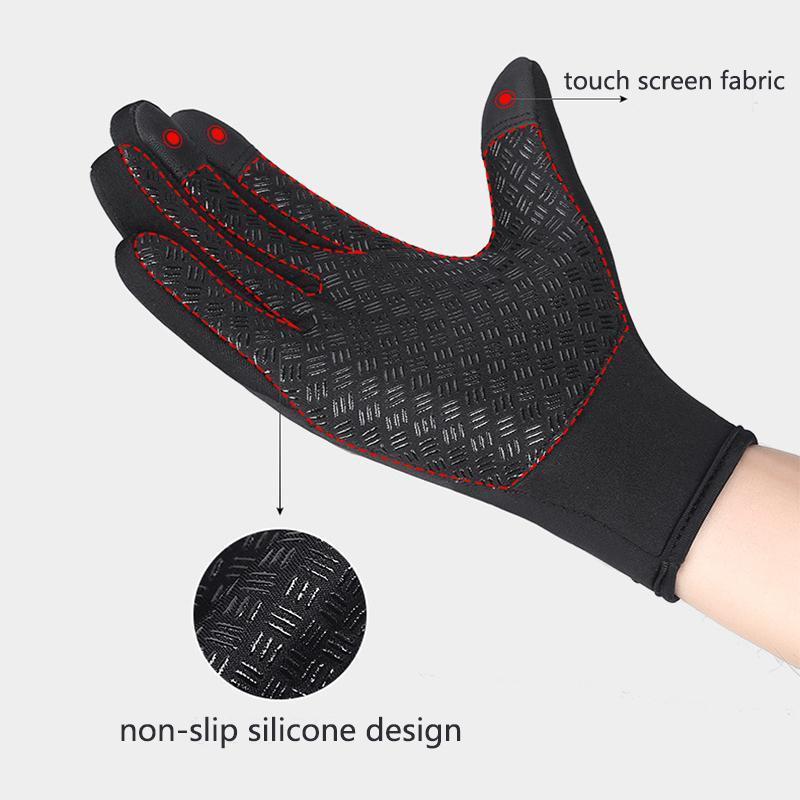 Winter Thermal Gloves Windproof Waterproof Touchscreen Compatible with Non-Slip Grip for Outdoor Activities Skiing Hiking Cycling Motorcycling Anti-Cold Up to  Heating Full Finger Gloves