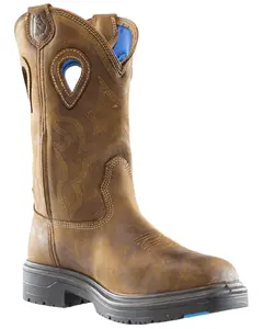 Steel Blue Men's 10" Heeler Wellington Work Boot Toe - 813904