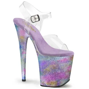 Pleaser 808NEB Women's Elegant High Platform Heels, Stylish Sandals Footwear