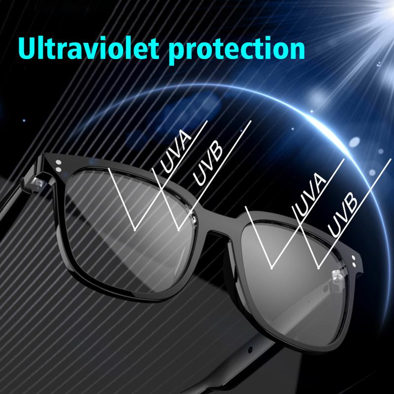 Unisex Multifunctional Smart Glasses – Wireless Communication, Music Streaming, High-Definition Lenses, Touch Control, iOS/Android Compatible