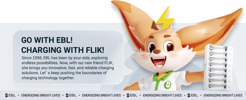 EBL Rechargeable AA Batteries 2800mAh and AAA Ni-MH Rechargeable Batteries 1100mAh with 8-Bay AA AAA Individual Battery Charger