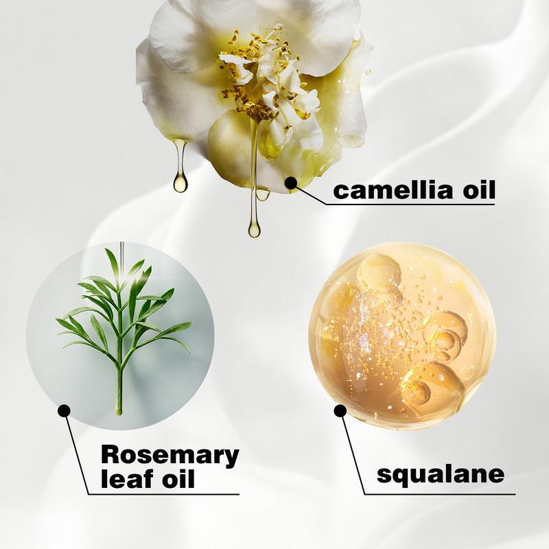 Roll&Roll Natural Cleansing Oil – Waterproof Makeup Remover Oil, Nourishing and Gentle for Sensitive Skin and All Skin Types Floral Acne