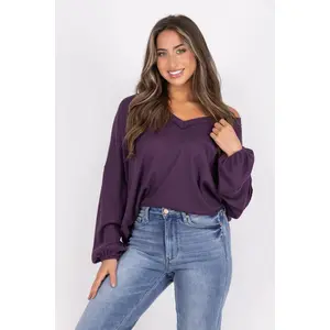 Along For The Ride Women's Oversized Long Sleeve Top
