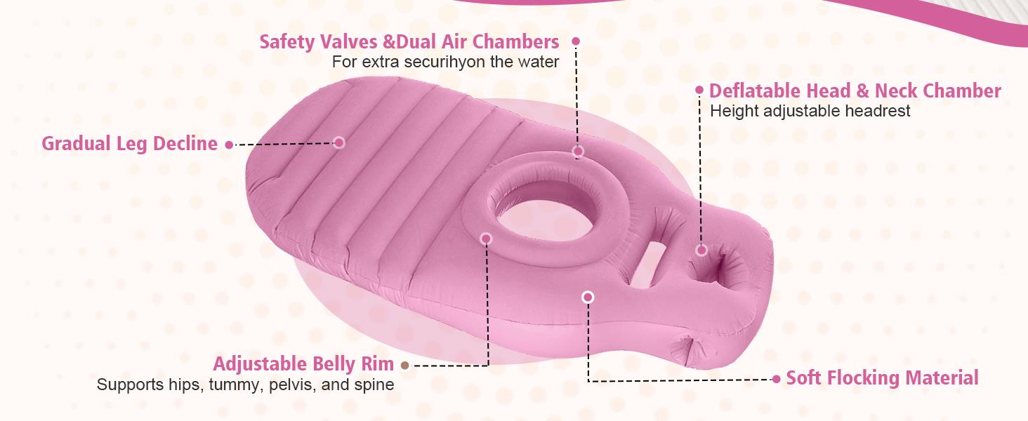 Inflatable Full Body Pregnancy Pillow, Full Body Maternity Airbed with Belly Hole for Comfort Best Prone Sleeping Support for Pregnant Women, Includes Electric Air Pump - TikTok Shop Inflatable Full Body Pregnancy Pillow, Full Body Maternity Airbed with Belly Hole for Comfort Best Prone Sleeping Support for Pregnant Women, Includes Electric Air Pump - TikTok Shop