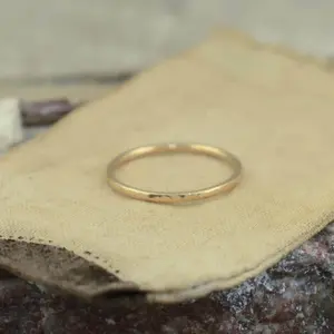 Plain Gold Stack Ring - Gold