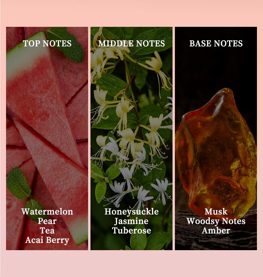 3-Piece Set，Women's Eau De Parfuma Spray Gift Box, Long Lasting Fragrance, 3 Different Flavor, Perfect for Holiday Gifts, Dating, Daily Life, Parties, 3.4fl.oz/bottle, Perfect For Dating, Daily Life, Parties, Gift Giving