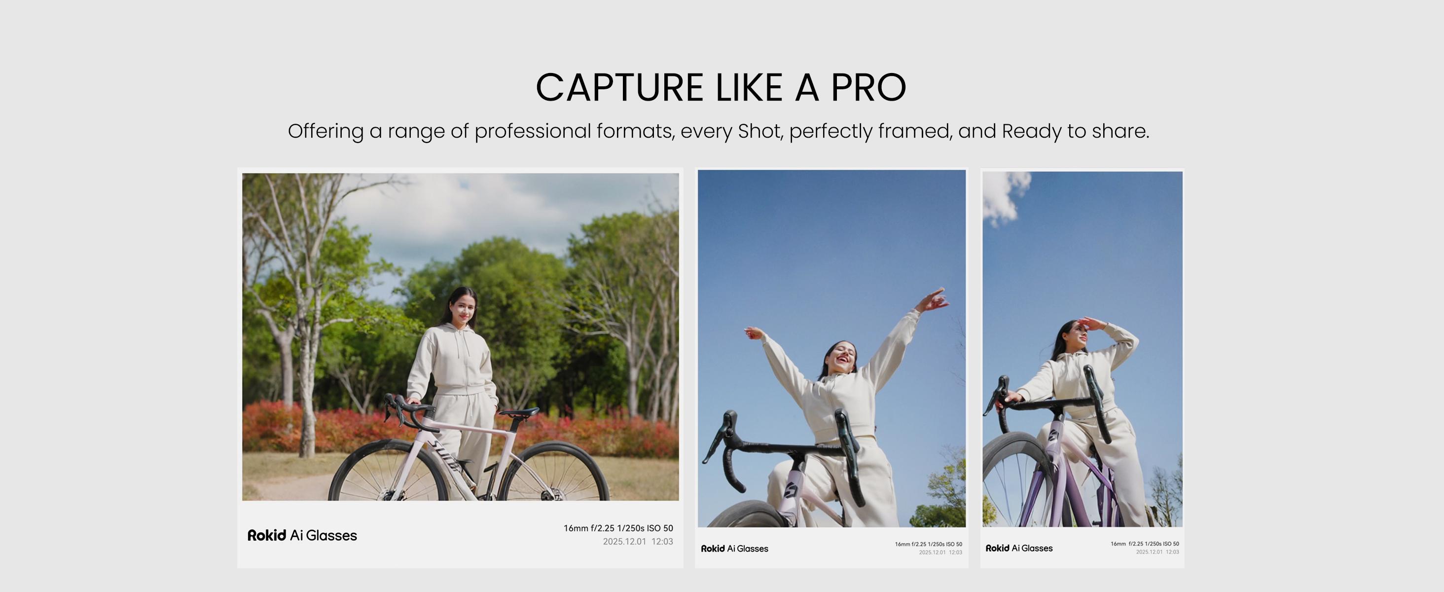 Rokid 2026 AI Glasses Style smart glasses with Gemini3 flash, real-time translation,12MP & 4K Camera, open-ear audio, Lightweight (38.5g), voice-controlled assistant, Hands-Free Calls, Productivity for Travel, Work(no display)