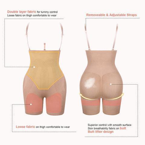 FeelinGirl Seamless High Waisted Shapewear with Bra Clips Tight Fit Women's Compression Garment 30-Day Guarantee Comfortable Wear FeelinGirl Seamless High Waisted Shapewear with Bra Clips Tight Fit Women's Compression Garment 30-Day Guarantee Comfortable Wear