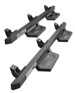 GARVEE Running Boards Drop Side Steps for 2018-2024 Jeep Wrangler JL 4 Door, Textured Black Truck Nerf Bars