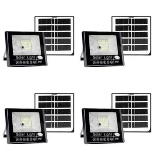 Solar Light 4 Pack 3000K Bright White IP67 Waterproof Automatic Dusk to Dawn Outdoor Lighting for Courtyards Gazebos Barns Easy Wall Mounted Durable