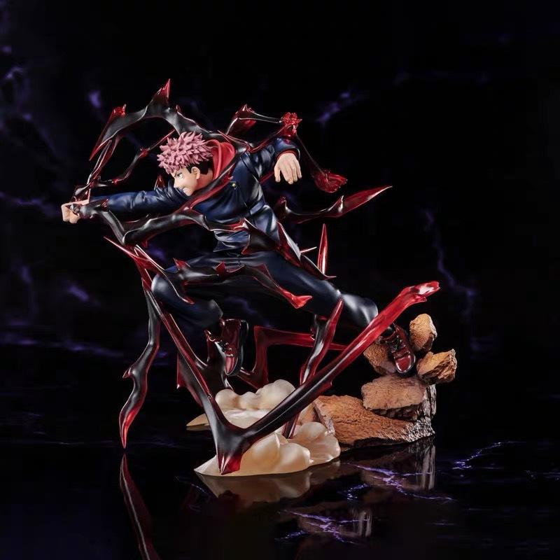 Jujutsu Kaisen Gojo Satoru Figure - Black Flash Jujutsu Model Boxed ...