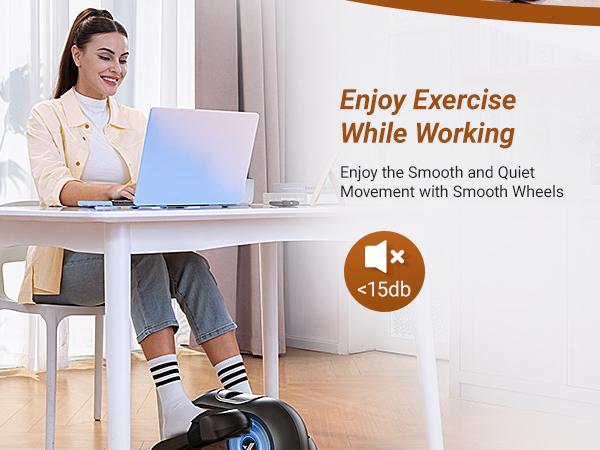 Merach Under Desk Elliptical Machine, Leg Exerciser While Sitting for Seniors with Remote Control & 12-Speeds,Quiet Portable Electric Seated Pedal Exerciser Machine for Home Office Merach Under Desk Elliptical Machine, Leg Exerciser While Sitting for Seniors with Remote Control & 12-Speeds,Quiet Portable Electric Seated Pedal Exerciser Machine for Home Office