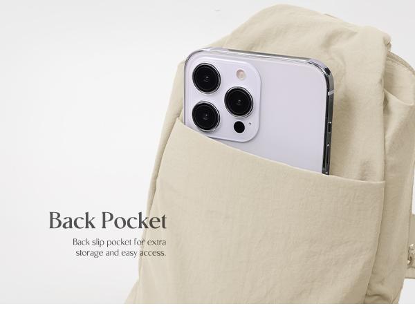 ODODOS Daily Sling Bag with Adjustable Straps Crossbody Chest Bag Lightweight Small Backpack for Casual Traveling Hiking