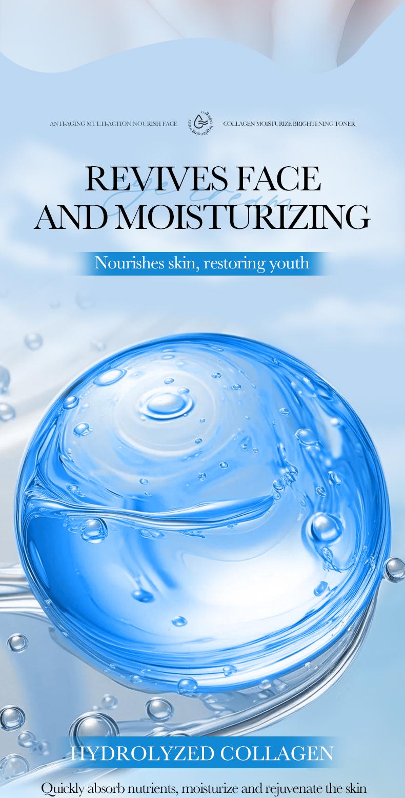 Collagen Moisturizing Brightening Toner Anti-Aging Hydrating Firming Skin Care