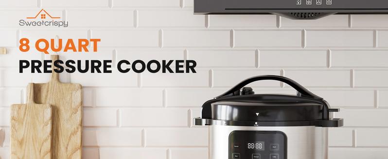 Whisper Quiet 9-in-1 Electric Pressure Cooker, Slow Rice Steamer, Sauté, Yogurt Maker, Warmer & Sterilizer, Free App with 800+ Recipes, Stainless Steel