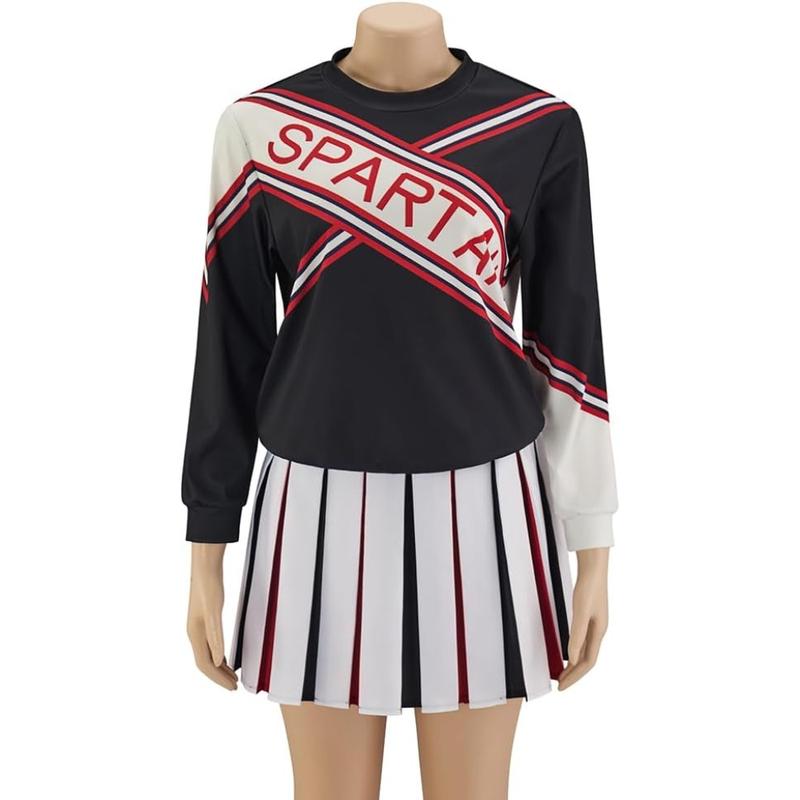 Saturday Night Live Cheerleader Outfit - Complete Spartan Uniform Set for Women