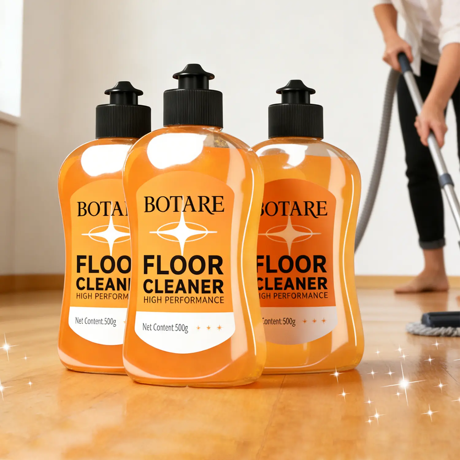 BOTARE Enzyme-Powered Floor Cleaner - No Residue Deep Cleaning, Fast Drying, Long-Lasting Fresh Scent, Compatible with Mops, Steam Mops & Sprayers, For All Floor Types