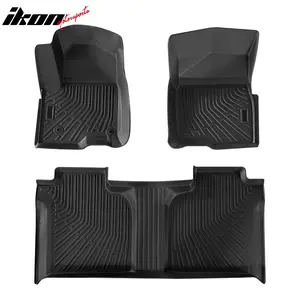 3D Floor Mats for Chevy GMC Sierra Silverado 1500 2500 3500 2019-2026 TPE