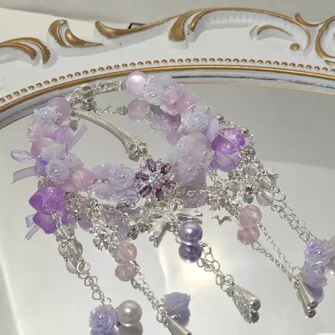 Handmade Exquisite Trendy Bracelet and Fashionable Bracelet Keychain, Costume Jewelry Fashion Accessory for Daily Wear