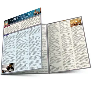 QuickStudy | Robert's Rules Of Order Laminated Reference Guide
