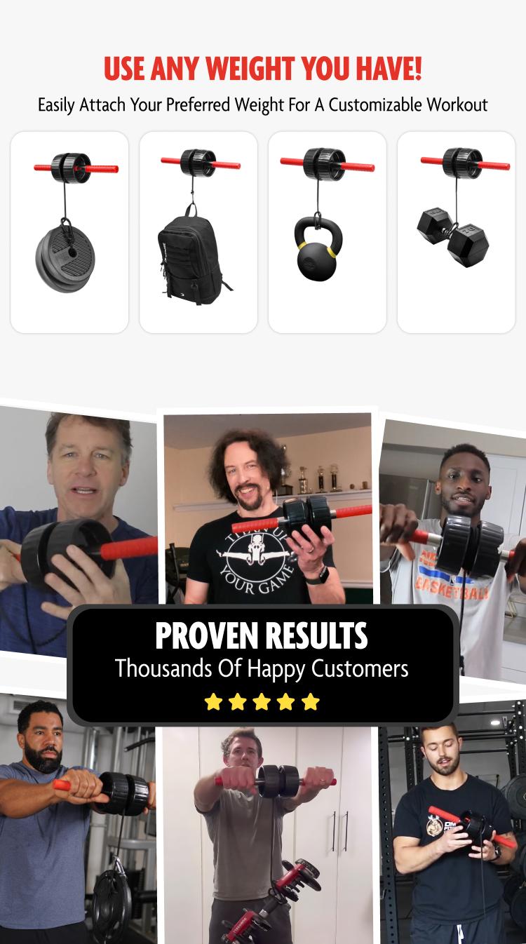 DMoose Forearm Exerciser: 2-in-1 Patented Design for Arm Strength