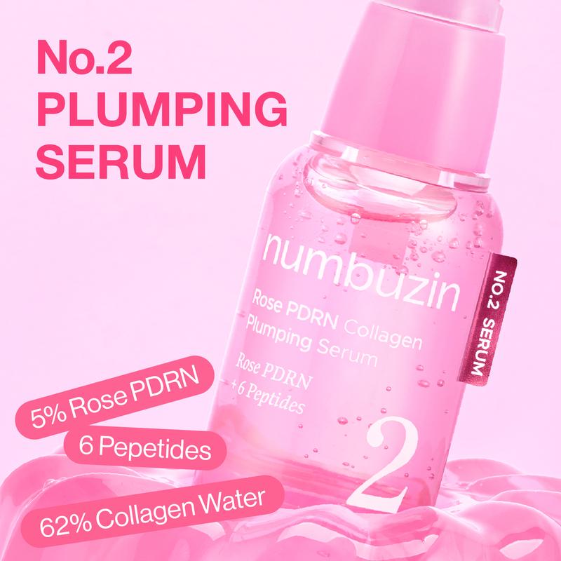 [numbuzin Official] Serum Squad for Skin Concerns - Soothing, Plumping, Pore Refining, Skin Barrier | Collagen, PDRN, Retinol, Niacinamide
